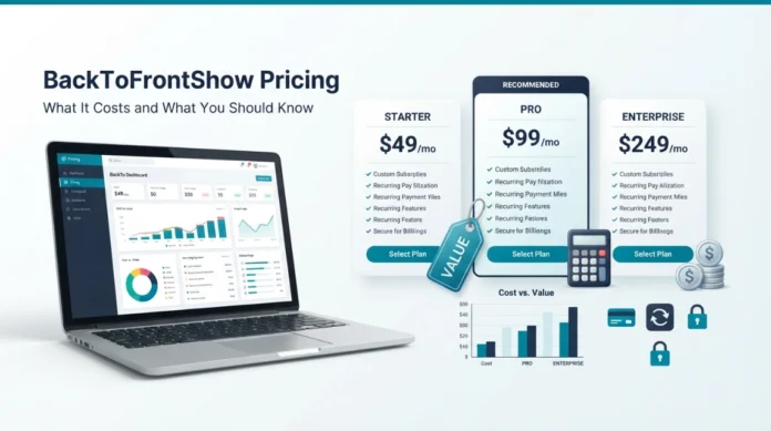 BackToFrontShow Pricing