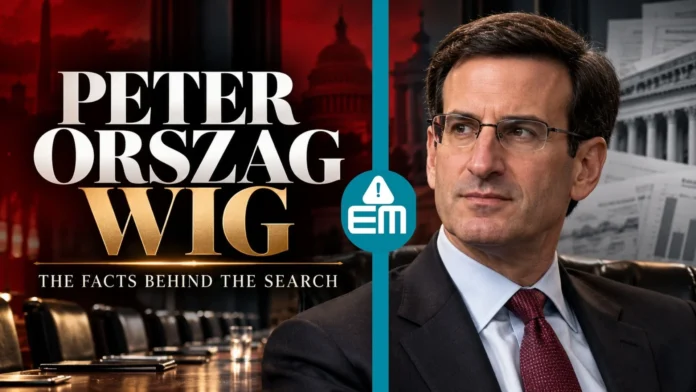 Peter Orszag Wig