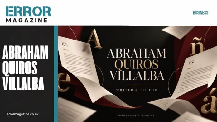 Abraham Quiros Villalba