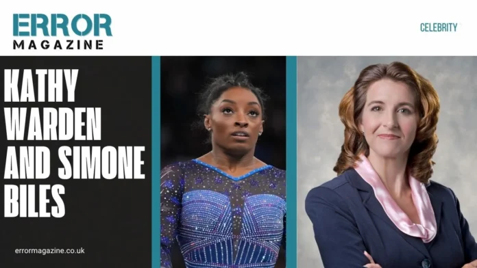 Kathy Warden and Simone Biles